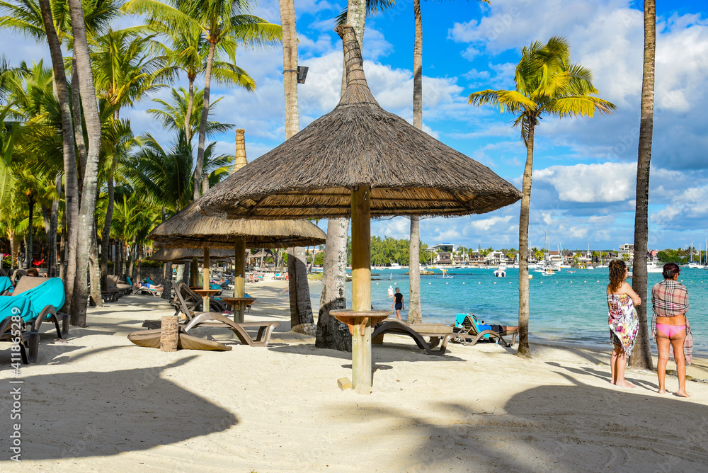 heavenly landscape on mauritius island