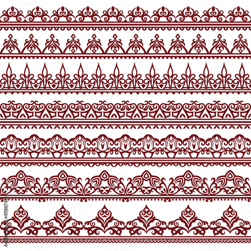 Wallpaper Mural Vector abstract decorative ethnic stripes Torontodigital.ca