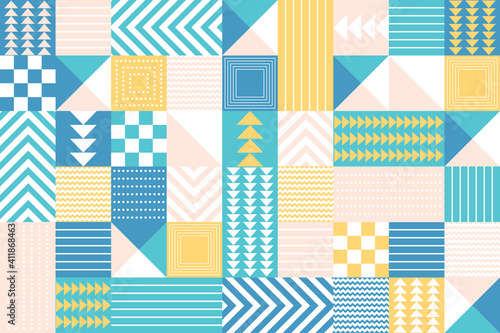 Geometry minimalist artwork poster. design for web banner, wallpaper, business presentation, fabric print