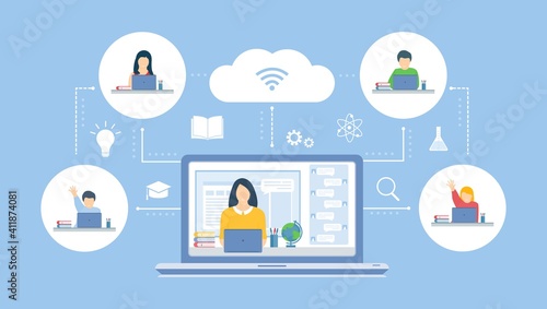 Online class background