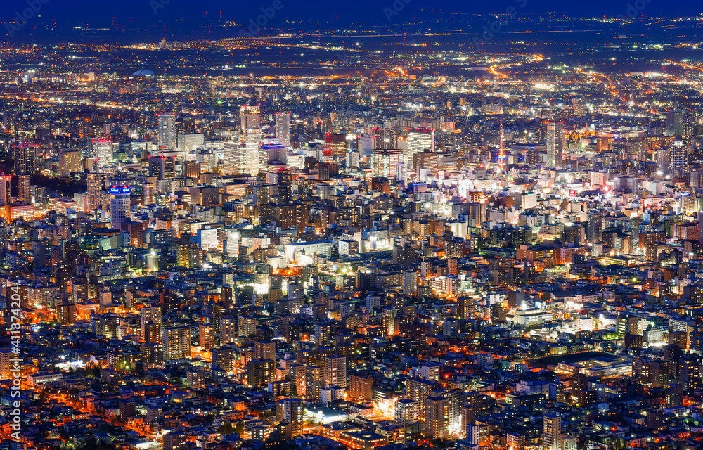 Obraz premium 札幌 夜景