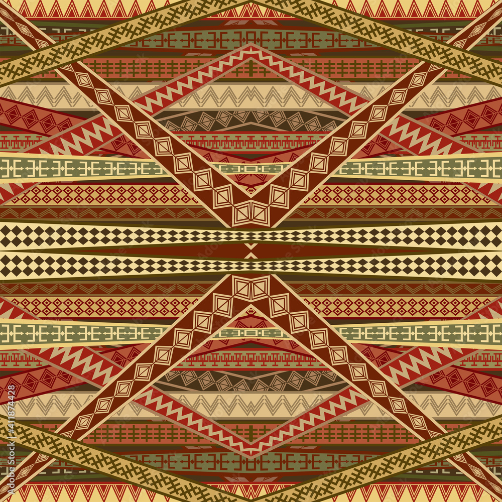 Ethnic african geometrical pattern, tribal background Ethnic african geometrical pattern, tribal background