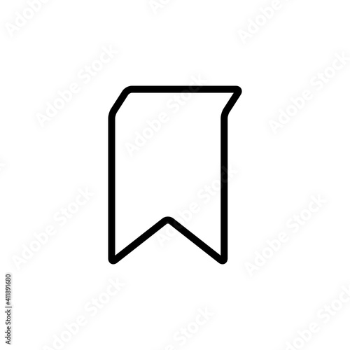 Bookmark Icon Design Vector Template Illustration