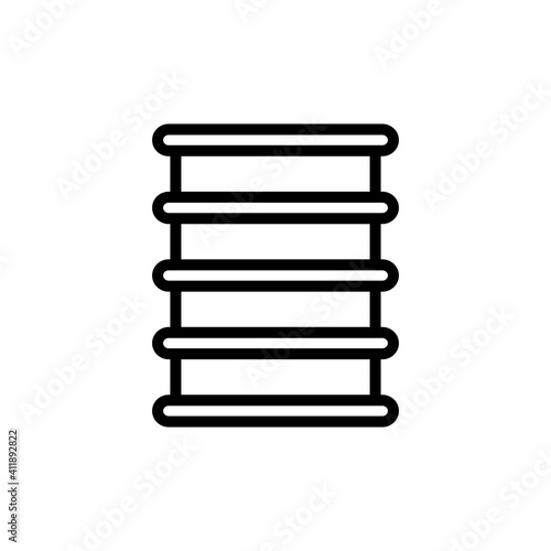 Oil Barrel Icon Design Vector Template Illustration