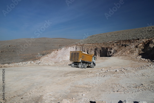 truck in the desert