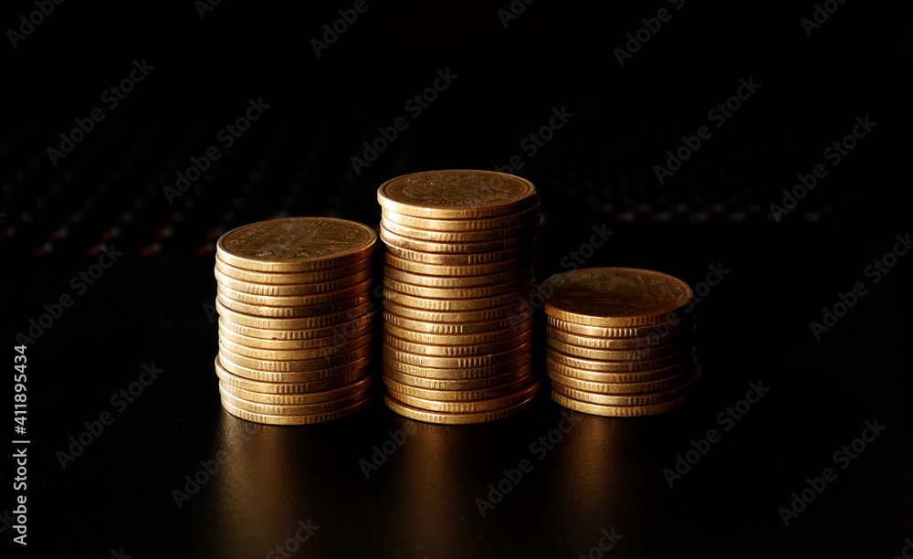 stacks of gold money coin background concept saving money stacks of gold money coin background concept saving money
