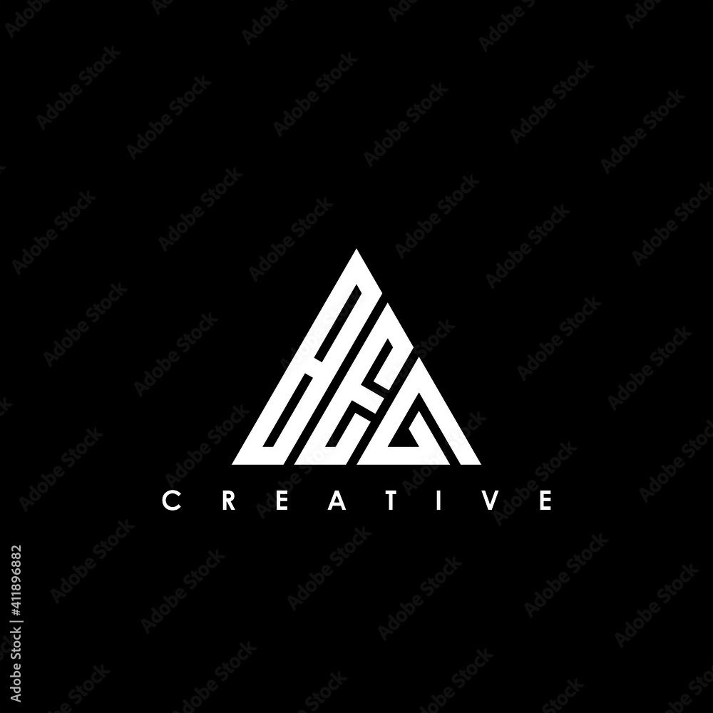 BEG Letter Initial Logo Design Template Vector Illustration BEG Letter Initial Logo Design Template Vector Illustration