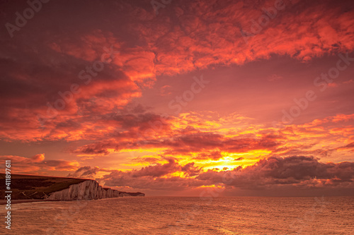 Sunrise at Seven Sisters
