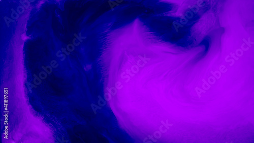 Blue ink pattern with light and dark purple gradient