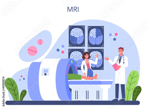 Radiology concept. Idea of health care and disease diagnosis.