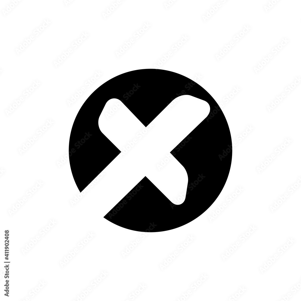 Cancel Icon Design Vector Template Illustration Cancel Icon Design Vector Template Illustration