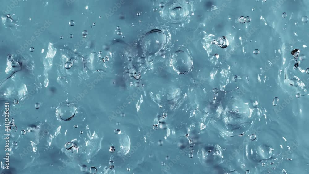 Super Slow Motion of Water Surface at 1000fps. Top Down View. Super Slow Motion of Water Surface at 1000fps. Top Down View.