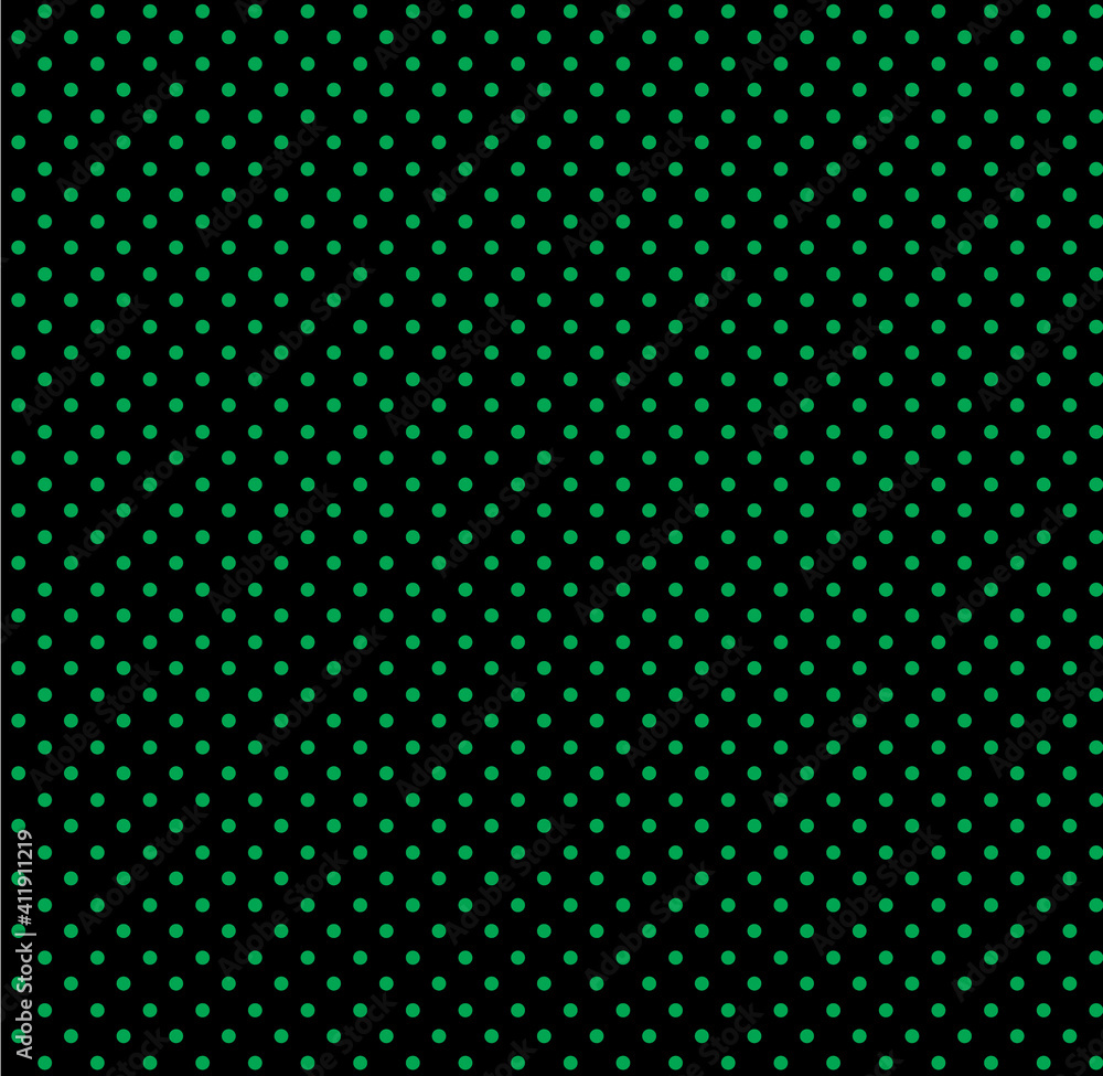 Green Small Polka Dots, Seamless Background. EPS 10 vector.