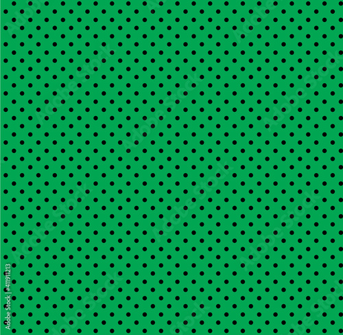 Green Small Polka Dots, Seamless Background. EPS 10 vector.