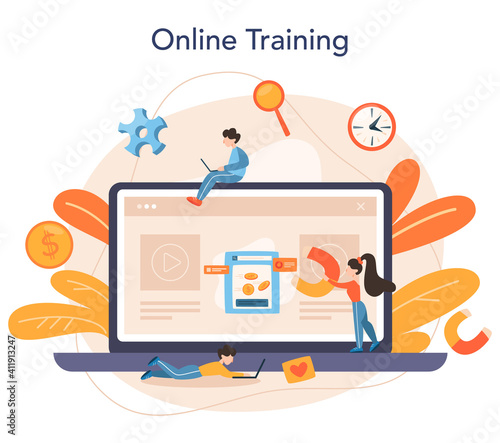 Contextual advertsing online service or platform. Marketing campaign