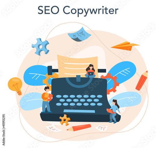 Copywriter concept. Idea of writing texts, creativity and promotion