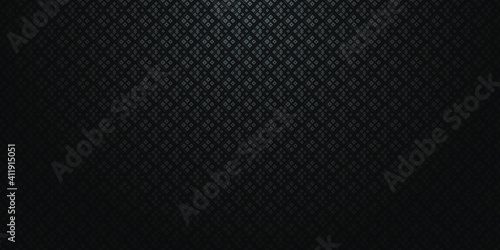 Wallpaper Mural Dark black Geometric grid mosaic background Modern dark abstract vector texture Torontodigital.ca