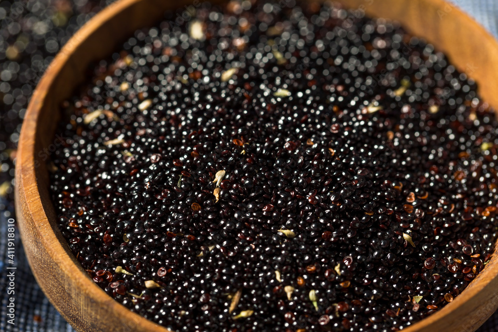 Raw Black Organic Amaranth Grain