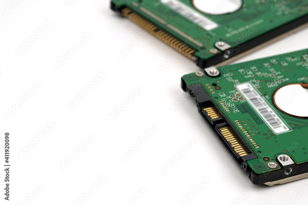2.5 inch harddisk drives (HDD) on the white background.Top view.
2.5 inch harddisk drives (HDD) on the white background.Top view.