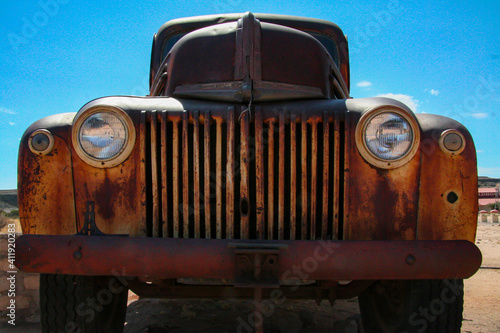 old rusty truck