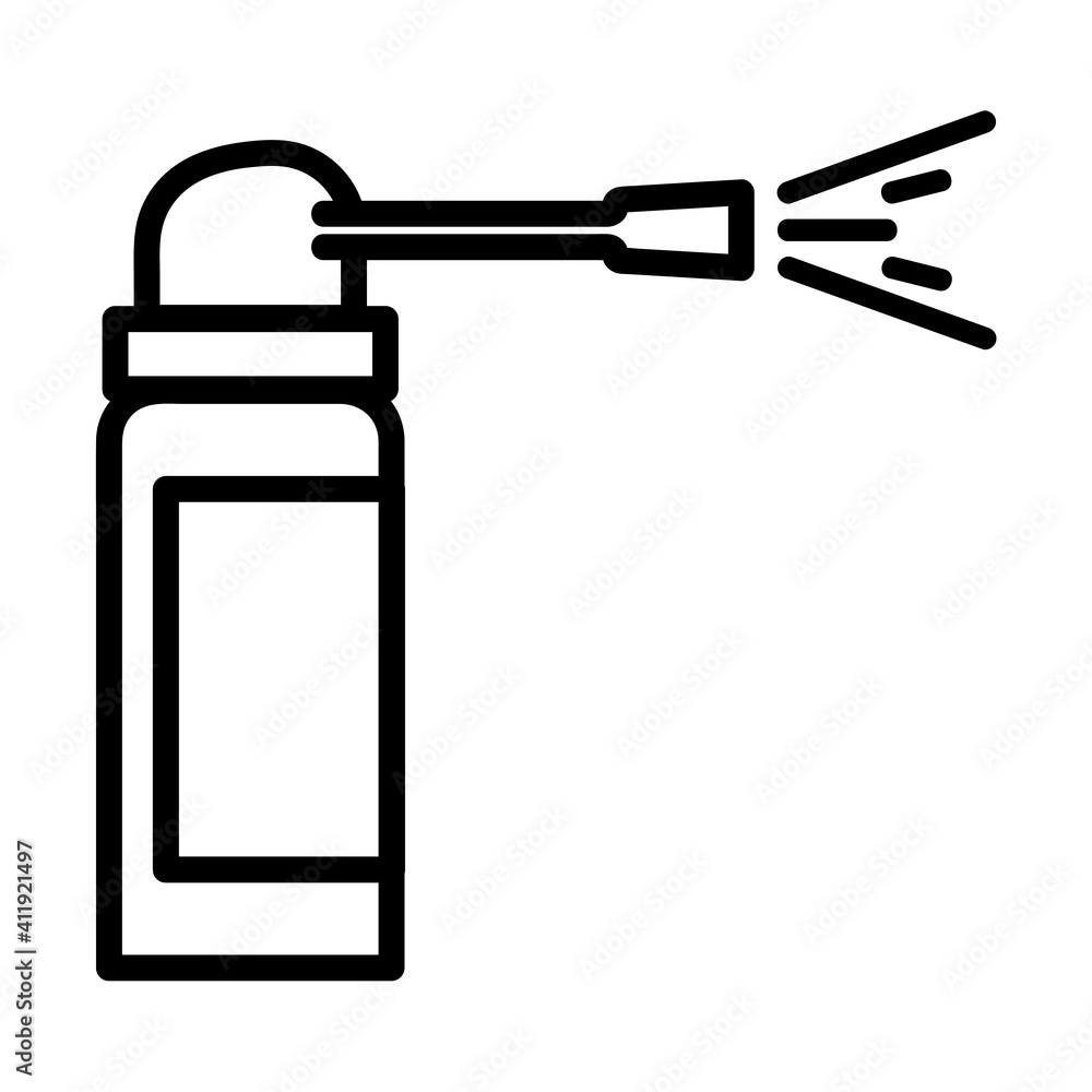 Medical spray flat icon. Pictogram for web. Line stroke. Isolated on white background. Vector eps10. Preparats for health Medical spray flat icon. Pictogram for web. Line stroke. Isolated on white background. Vector eps10. Preparats for health