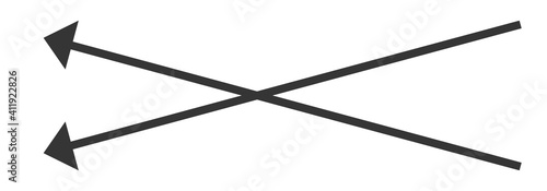 long gray arrows, arrow icons
