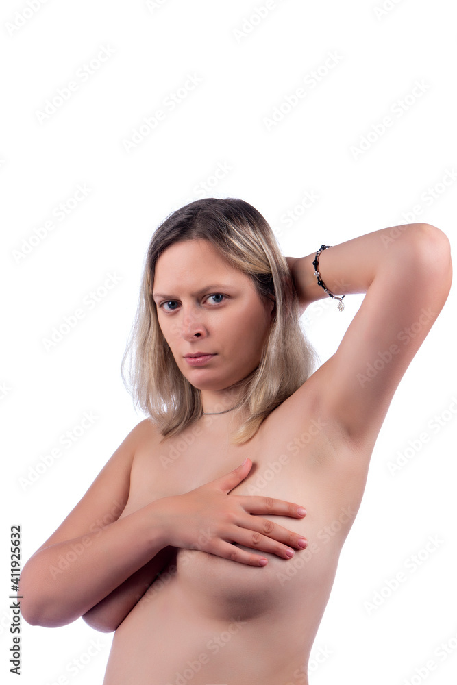 woman Breast self examination woman Breast self examination