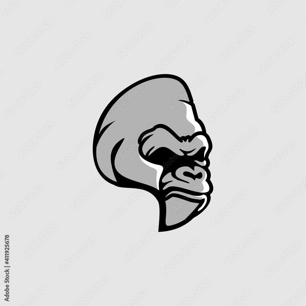 angry gorilla head logo template vector.
Monkey face logo template vector. Ape logo template angry gorilla head logo template vector.
Monkey face logo template vector. Ape logo template