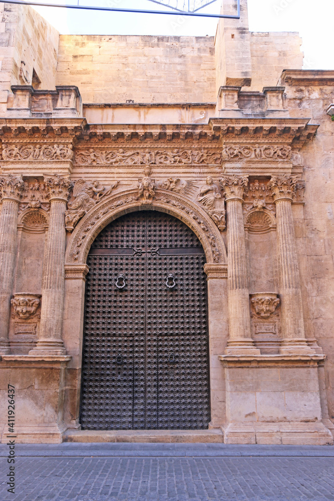 Obraz premium Orihuela Cathedral in Alicante, Spain 