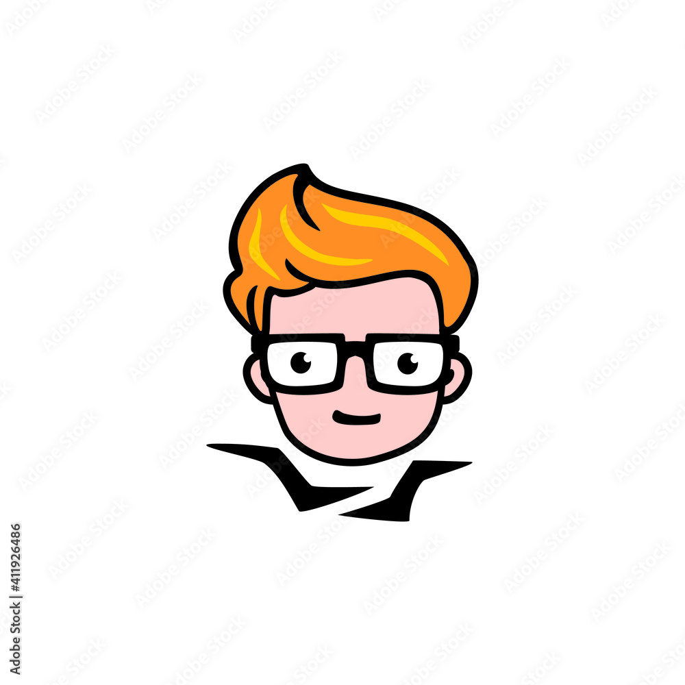 kid with hair and glasses for Geek Logo, Vector Logo template
kid with hair and glasses for Geek Logo, Vector Logo template