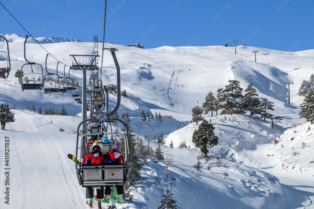 Davraz, Isparta - Turkey,  Mount Davraz is highest point of Isparta city,