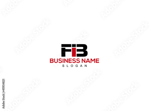 FIB Letter Type logo Icon Vector