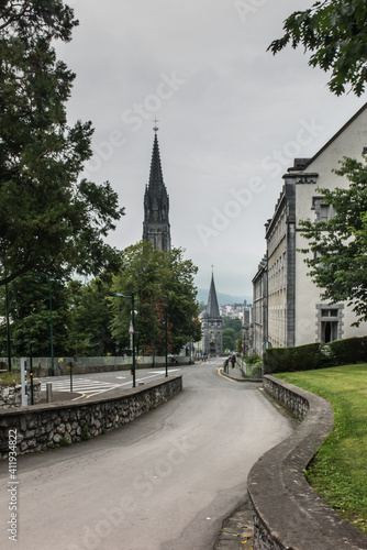 Basilica of the Immaculate Conception of the Blessed Virgin Mary in Lourdes and Basilica of Our Lady of the Rosary in Lourdes