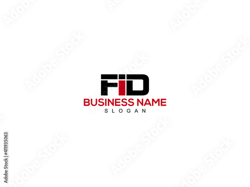 FID Letter Type logo Icon Vector