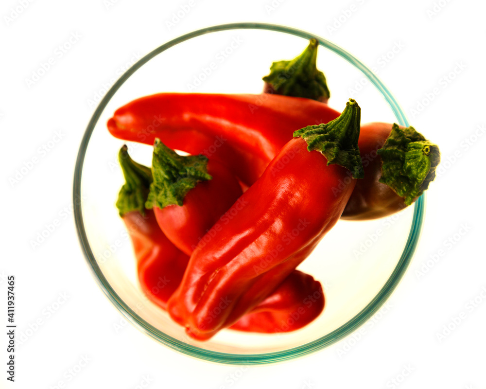 Delicious red New Mexico hot chili peppers Delicious red New Mexico hot chili peppers