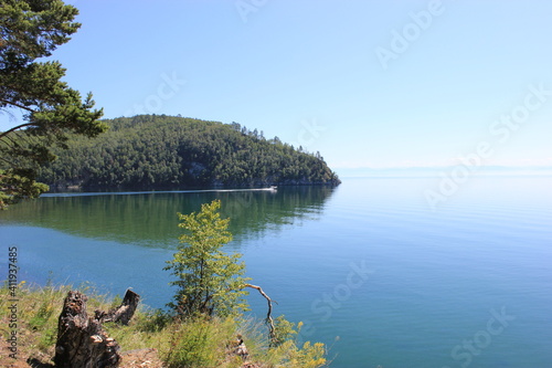 The beautiful view on Lake Baikal