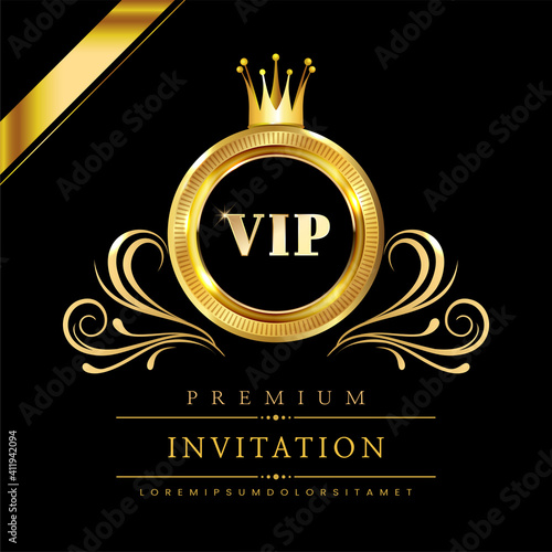 Luxury vip invitations and coupon backgrounds.