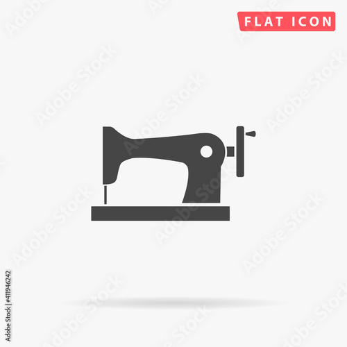 Sewing Machine flat vector icon