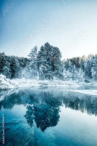 Altai's blue lake