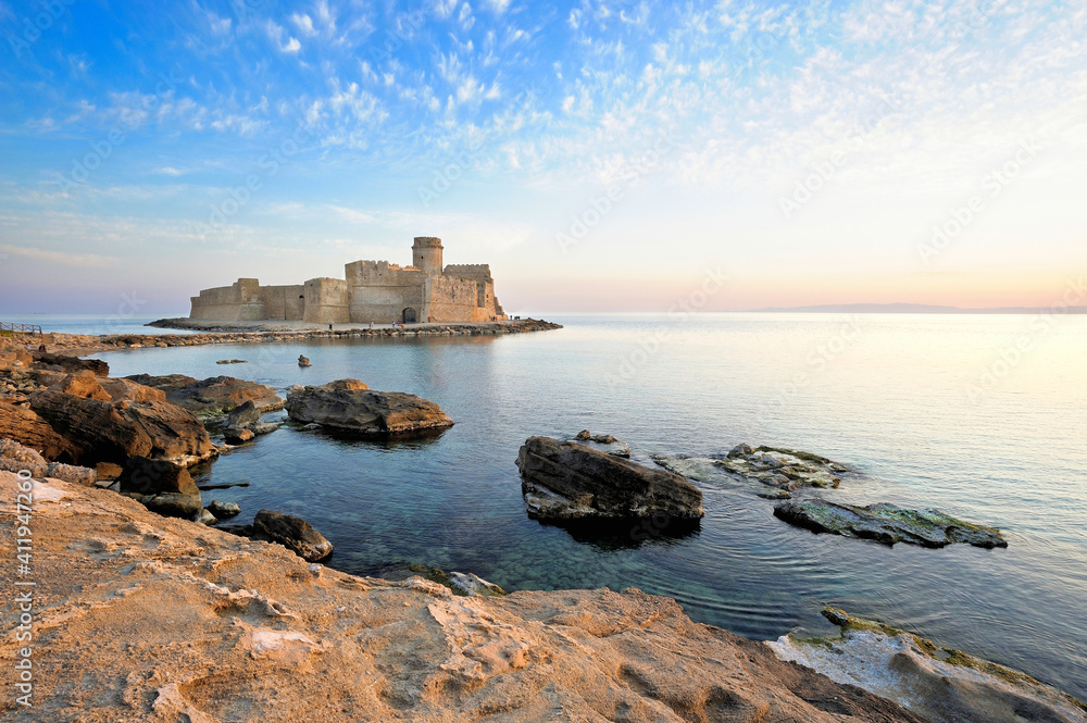 Isola di Capo Rizzuto, Crotone, Aragonese castle, Le Castella, Italy, Calabria, Europe