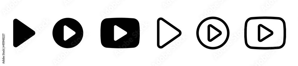 Play button icon circle, start buttons illustration, video audio player navigate symbol, arrow logo Play button icon circle, start buttons illustration, video audio player navigate symbol, arrow logo