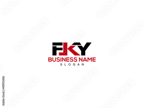 FKY Logo Letter Vector For Brand photo