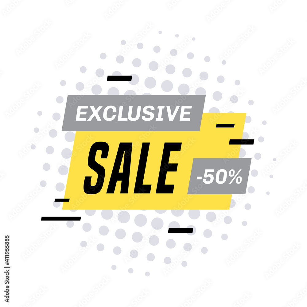 Promotional sale banner template design, vector illustration Promotional sale banner template design, vector illustration