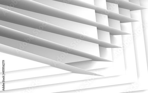 Abstract geometric background, intersected white pages