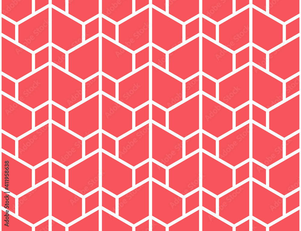 The geometric pattern with lines. Seamless vector background. White and pink texture. Graphic modern pattern. Simple lattice graphic design The geometric pattern with lines. Seamless vector background. White and pink texture. Graphic modern pattern. Simple lattice graphic design
