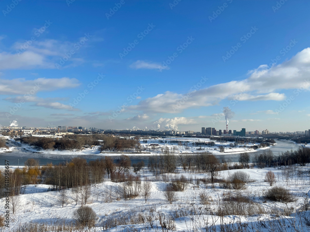 View of different areas from the Kolomenskoye park.