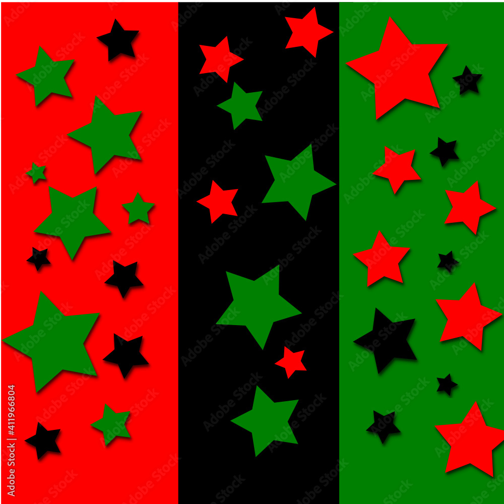 pan African flag stars background pan African flag stars background