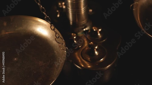 antique weight balance
