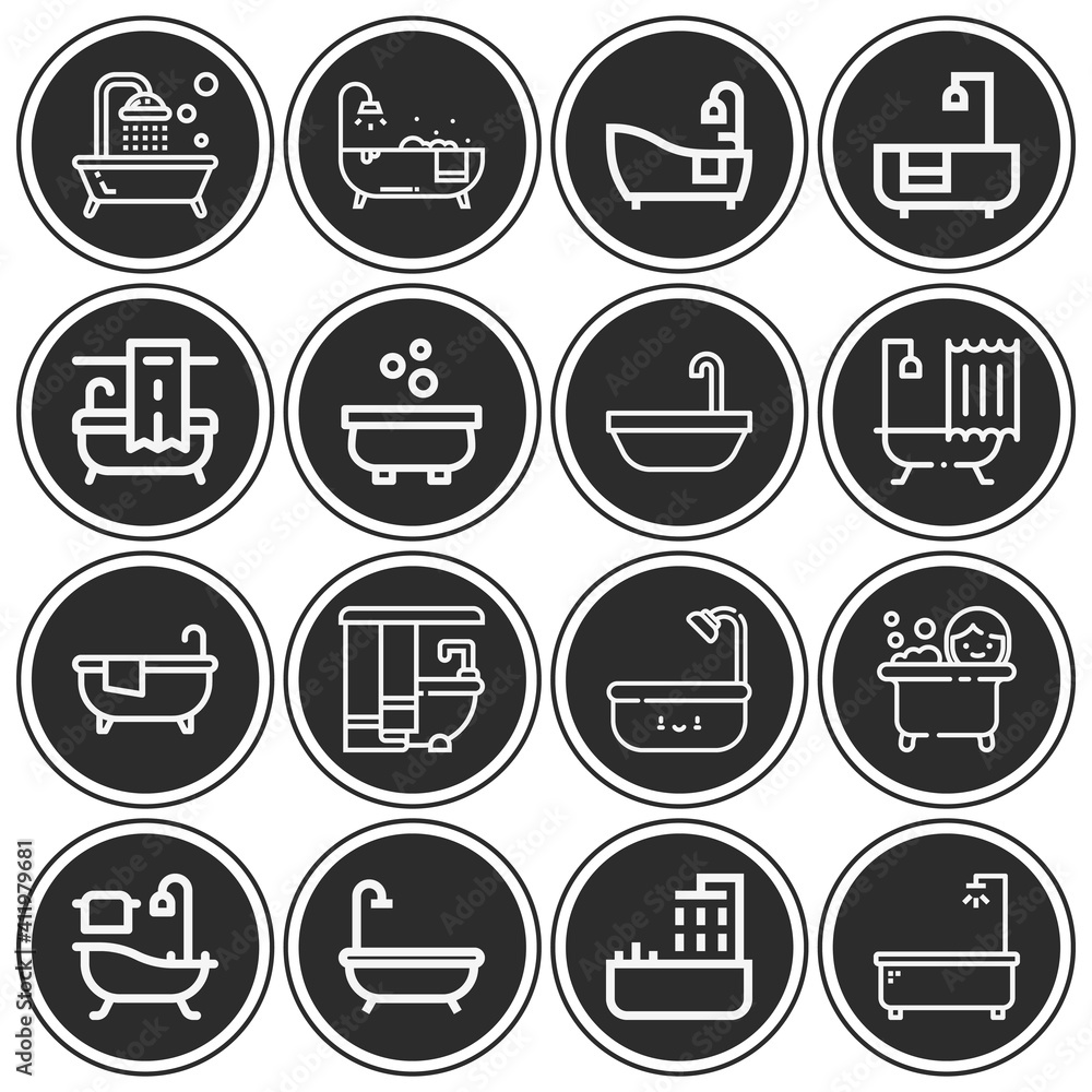 16 pack of baby happy lineal web icons set 16 pack of baby happy lineal web icons set