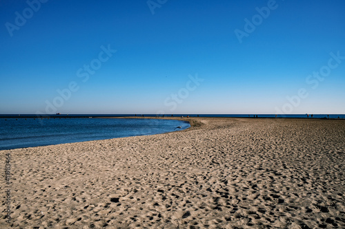 beach in the morning